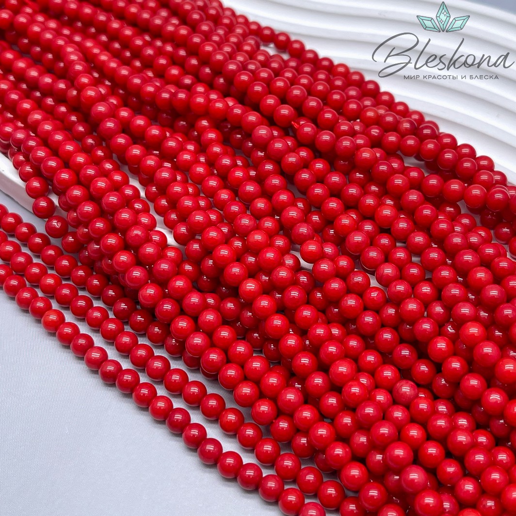 Коралл красный (Коралловые водоросли) 5 мм