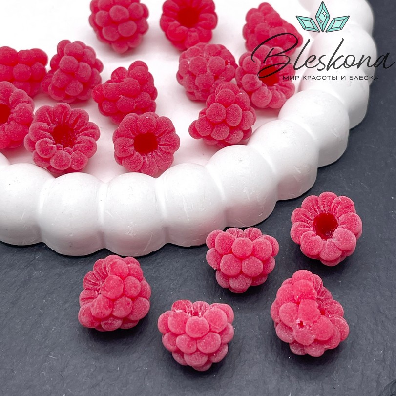 12,5*15 мм, Подвеска  Малина спелая