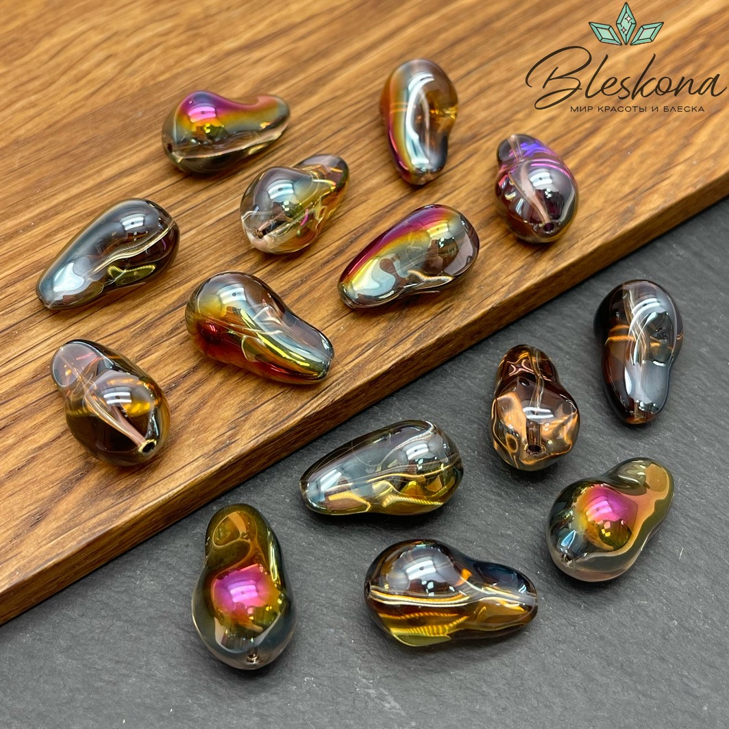22*13 мм, Стекло Жемчужина Барокко Цвет №18