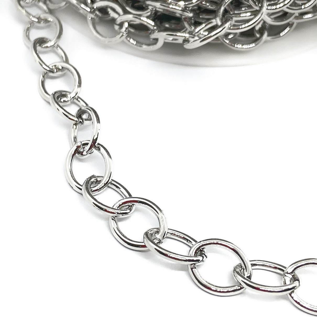 Цепь №50 цвет серебро 11,2*9,3 мм