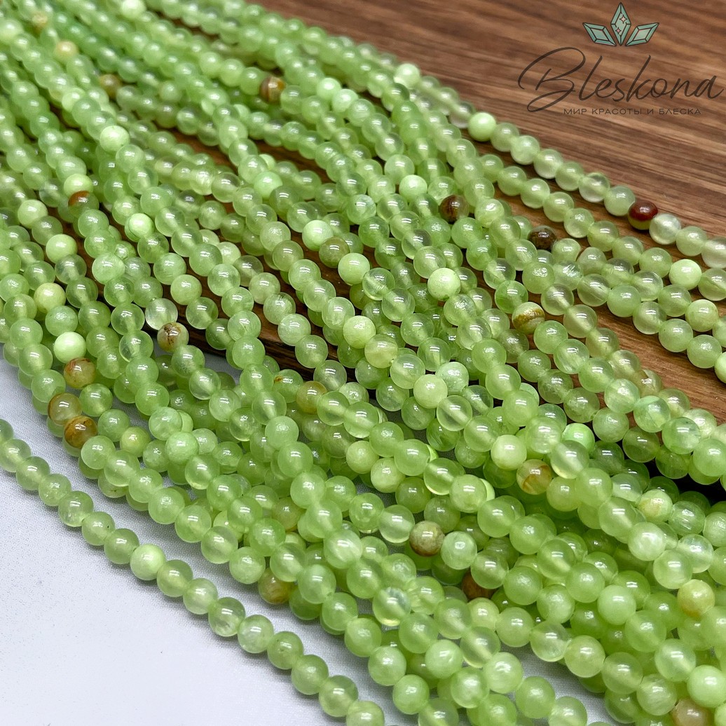 Оникс зеленый шар 4 мм 