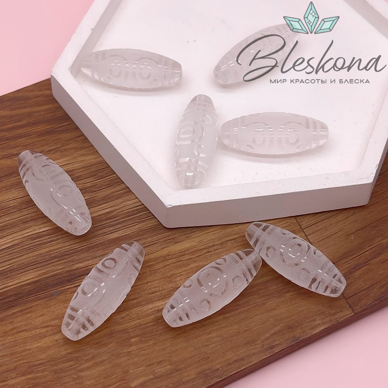 Бусина Дзи 11 глаз 30*12мм