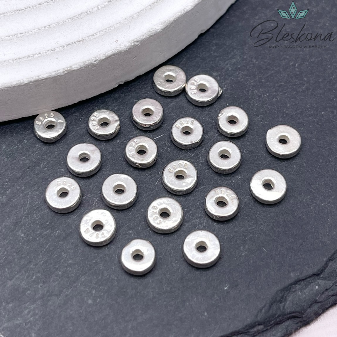 6*1,8 мм Разделитель колесо посеребрение