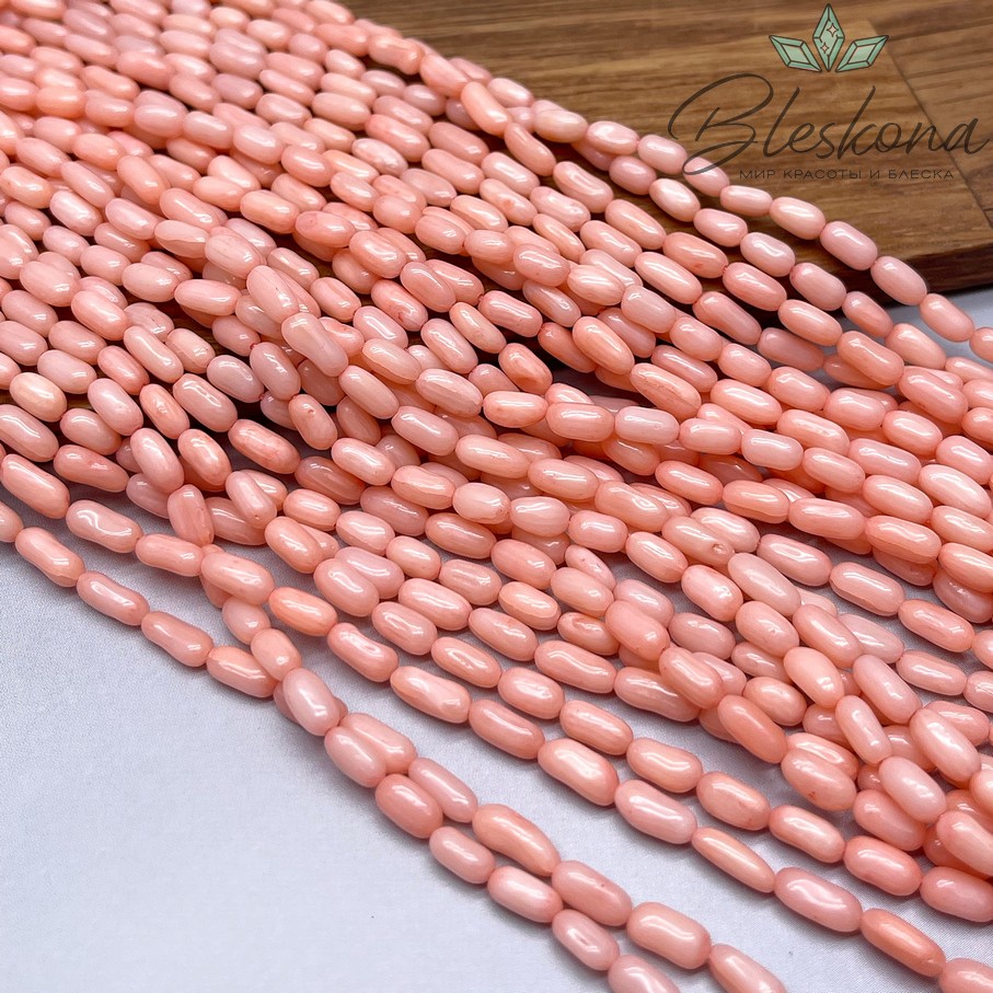 Коралл розовый фриформ рис (Коралловые водоросли) 7-8 мм