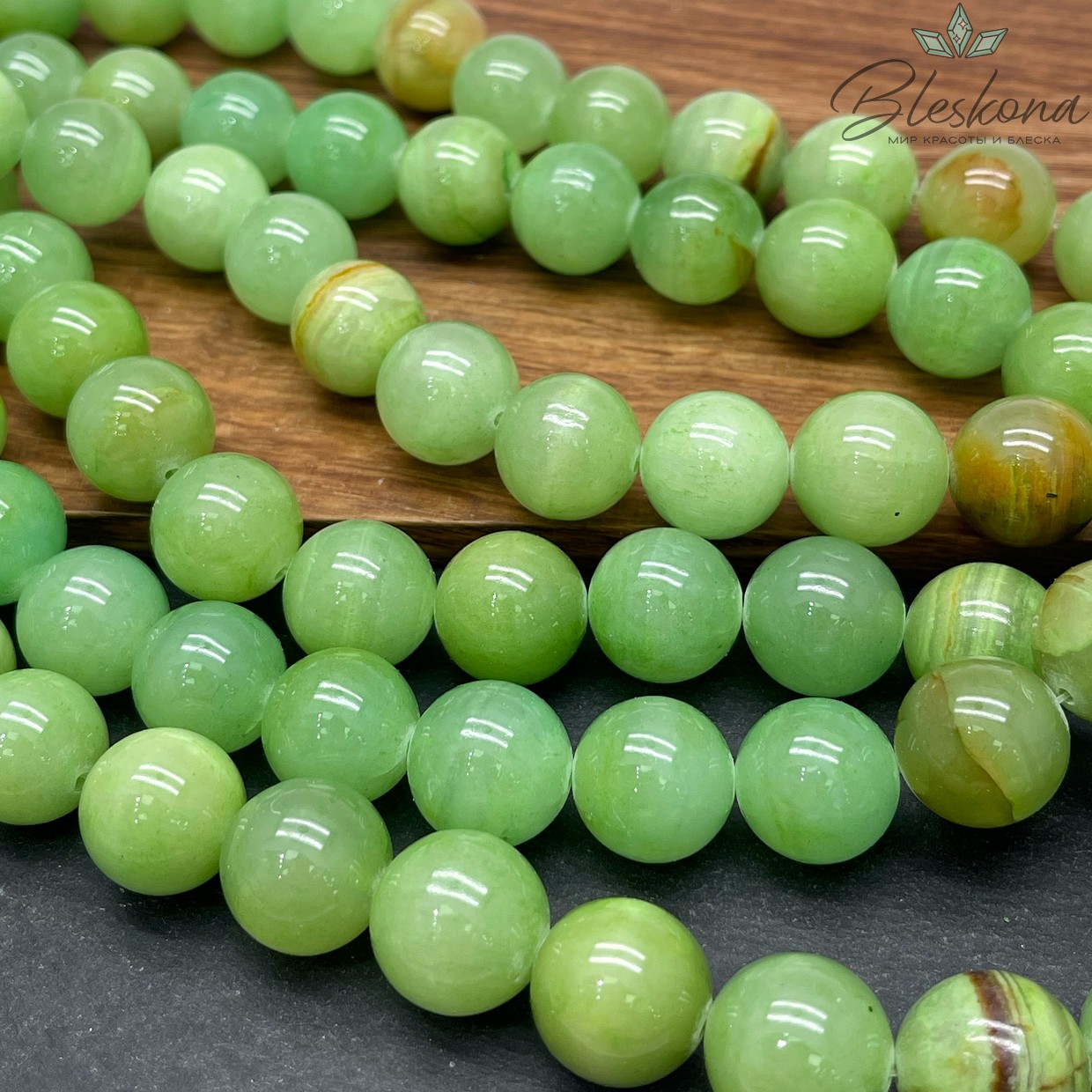 Оникс зеленый 16 мм 