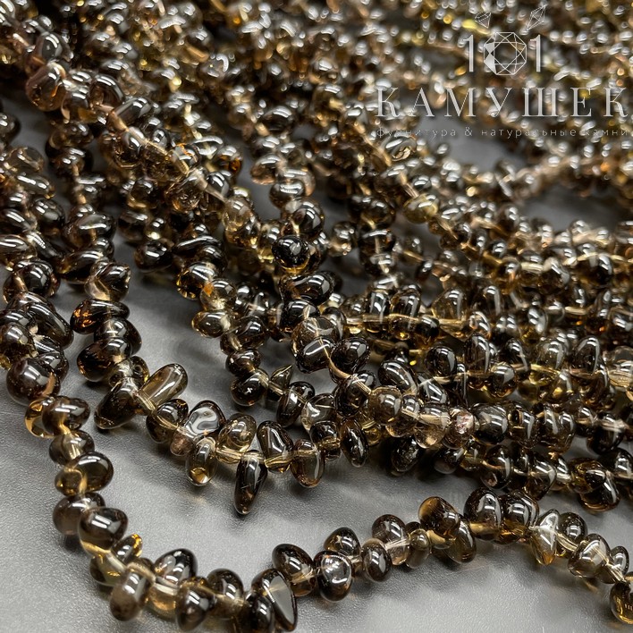 Раухтопаз галтовка 6-7мм