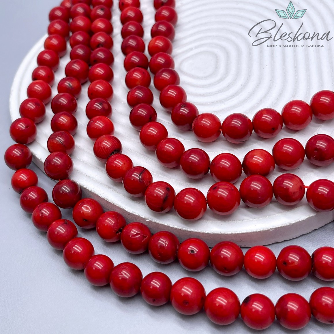 Коралл красный №1 (Коралловые водоросли) 11,5 мм