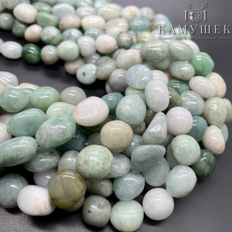 12-13мм Амазонит галтовка №1
