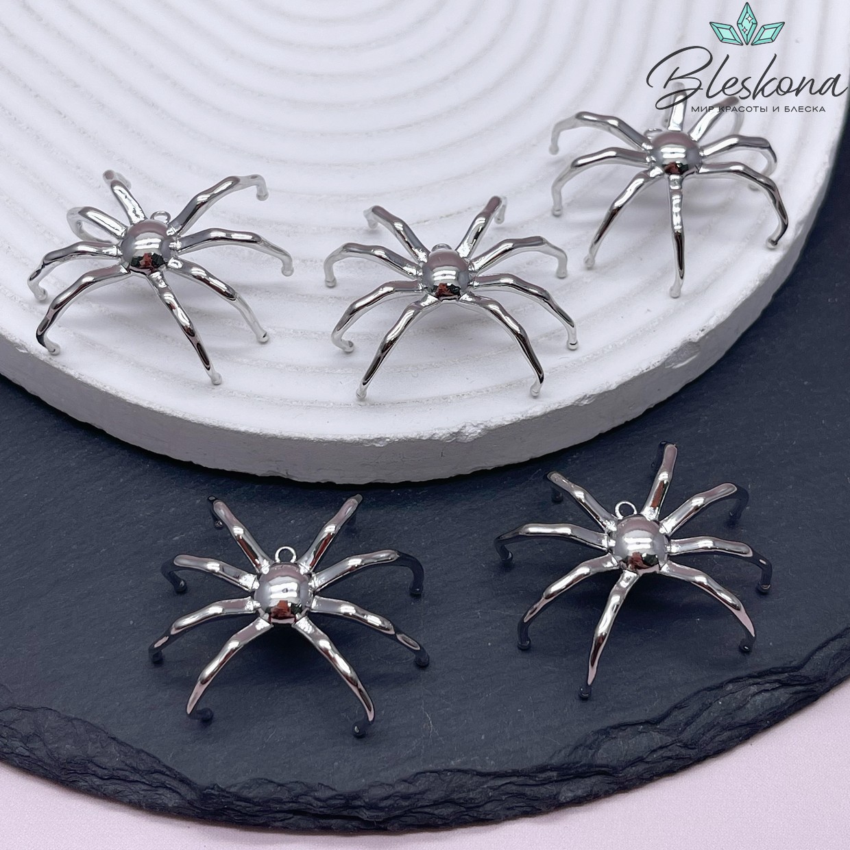 27*30,5 мм Цвет золото, Подвеска Паук 