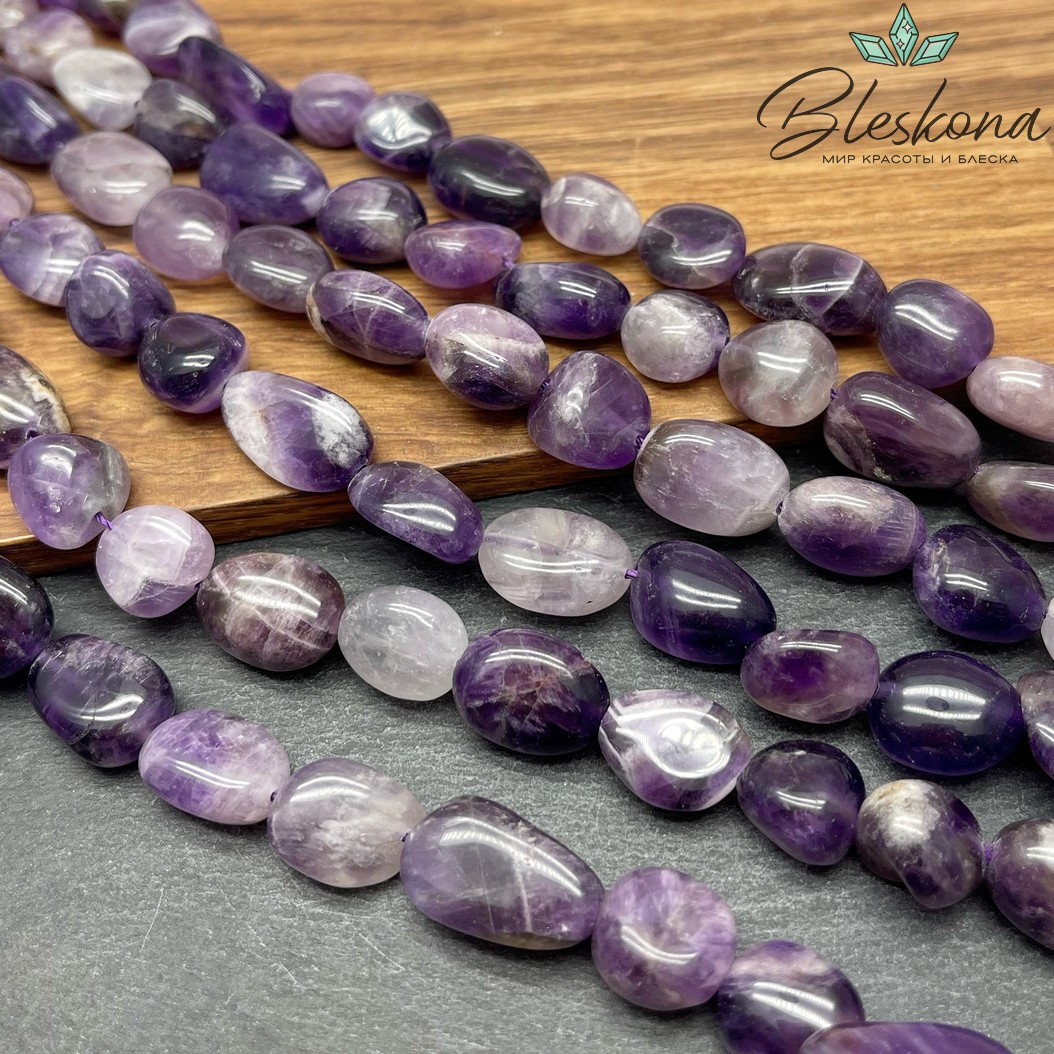 Аметист галтовка (13-16)*(11-12) мм