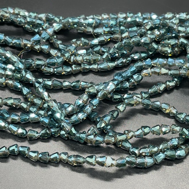 4,2 мм Стекло Lux, колокольчик, цвет темно- зеленый