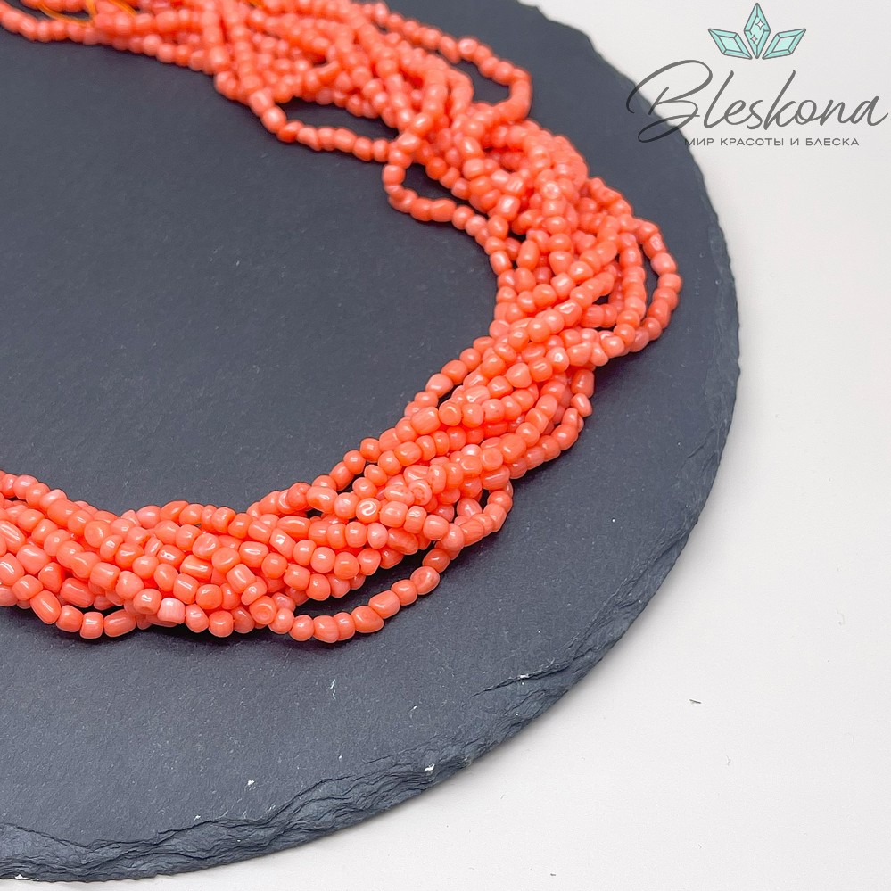 Коралл лососевый фриформ (Коралловые водоросли) 3-4 мм