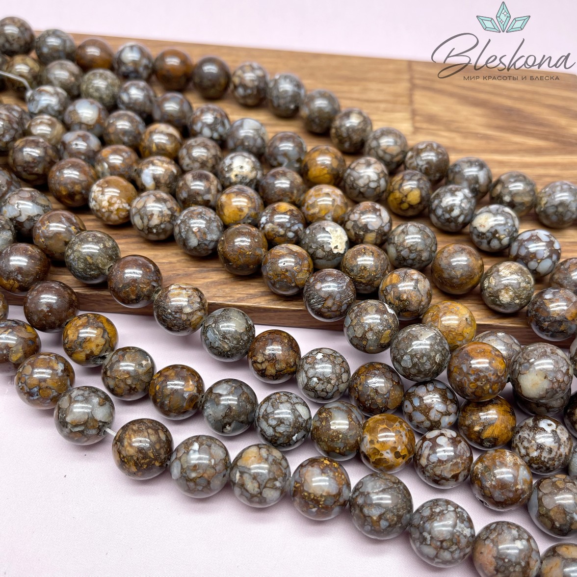 Опал с прожилками Гетита 12,5 мм