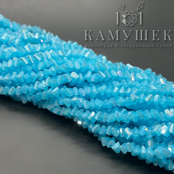 Чешское стекло №118 6мм треугольник