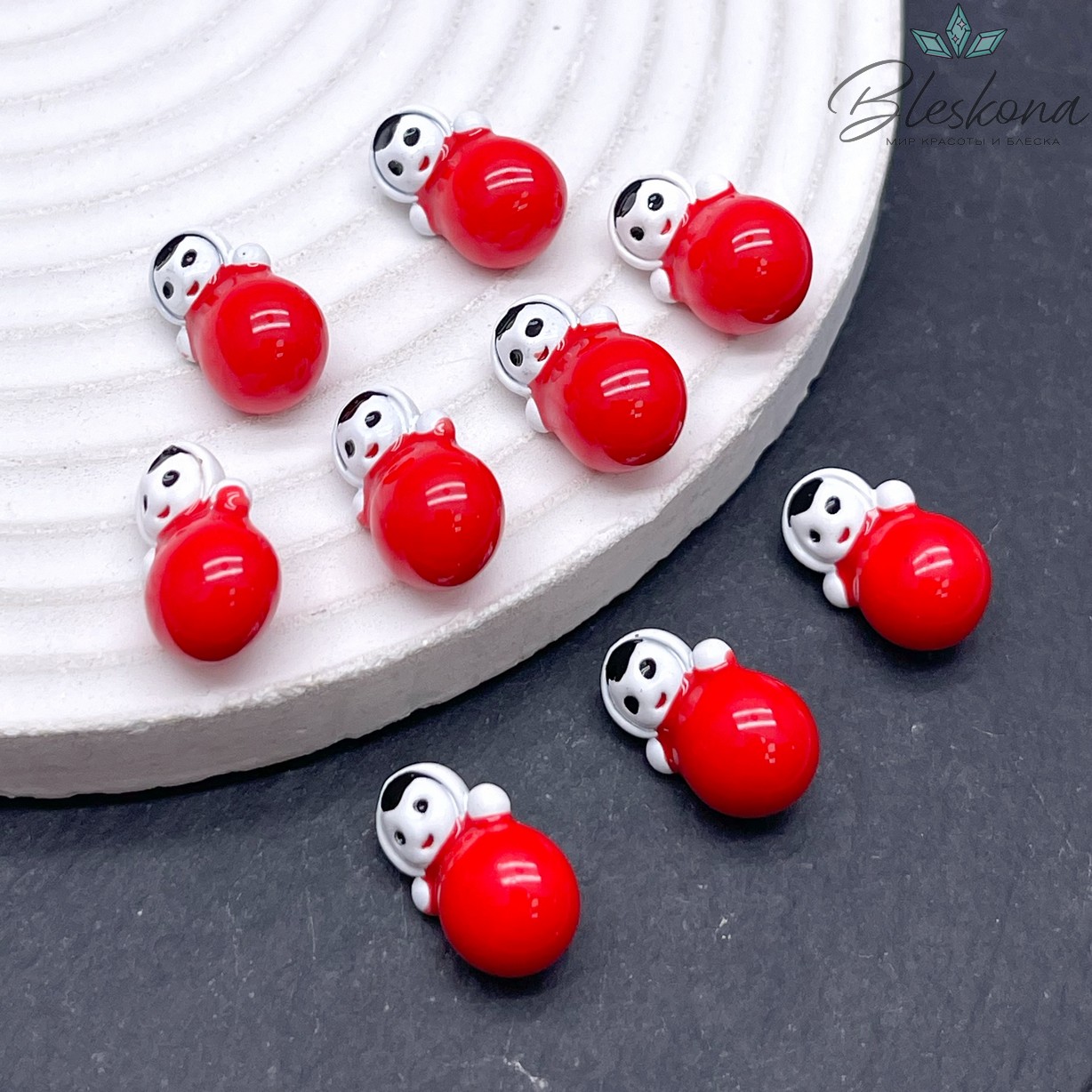 16*10 мм Подвеска Неваляшка мини эмаль