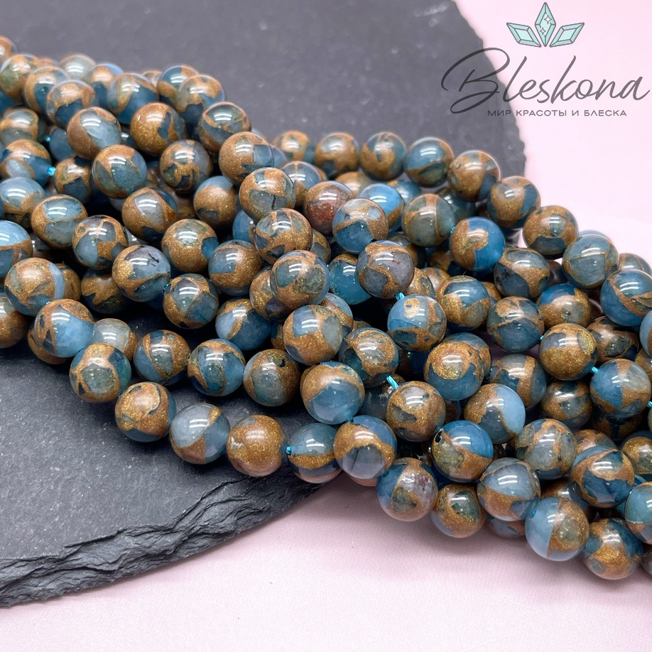 Мозаичный кварц (тонированны) 8 мм