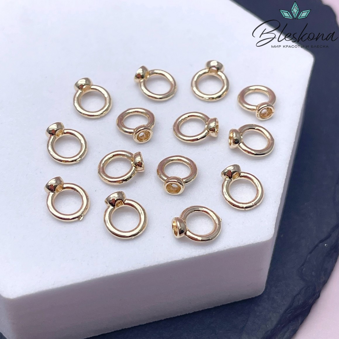 8,5*3,5 мм Цвет золото, Концевик 