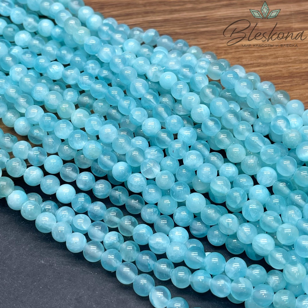 Оникс бирюзовый 6 мм 