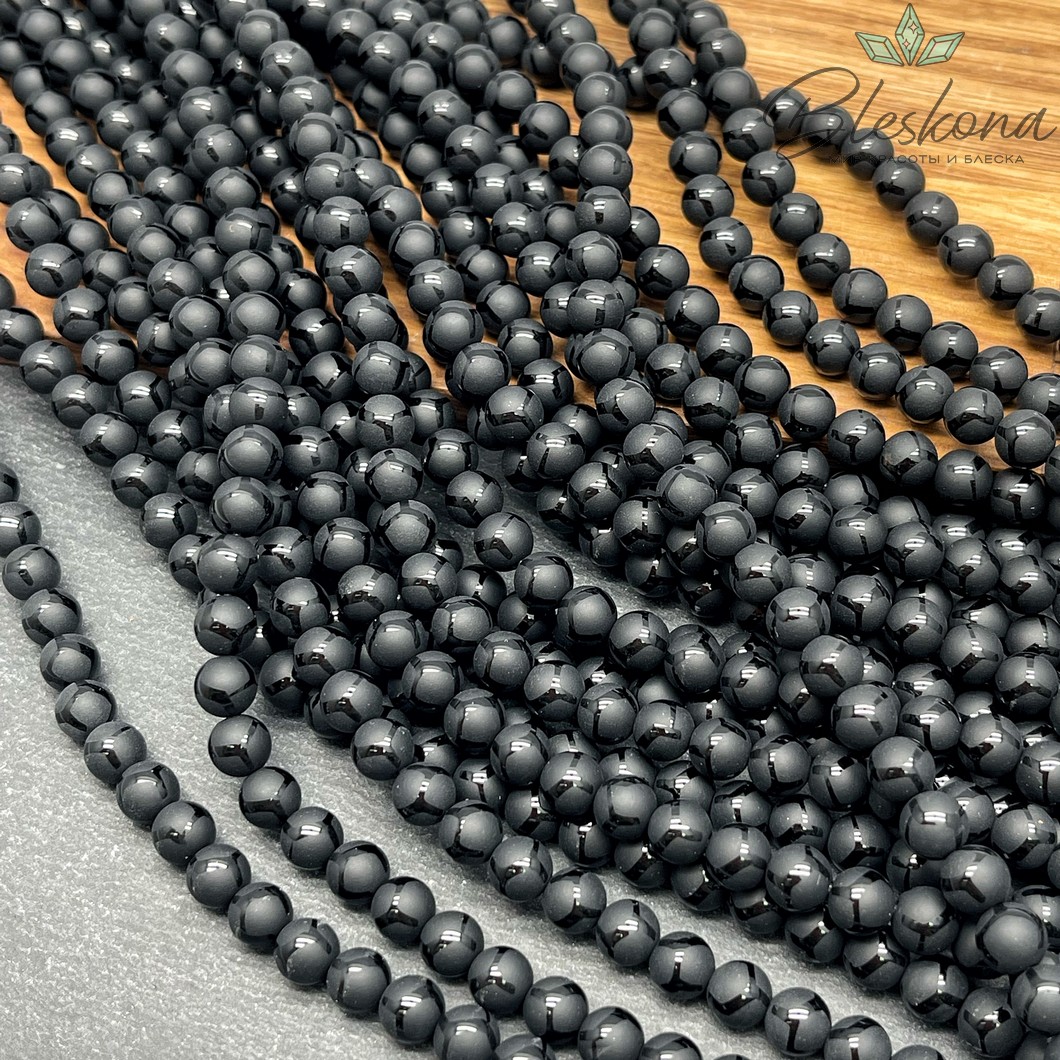 Стекло черное матовое Черепаха 6 мм 