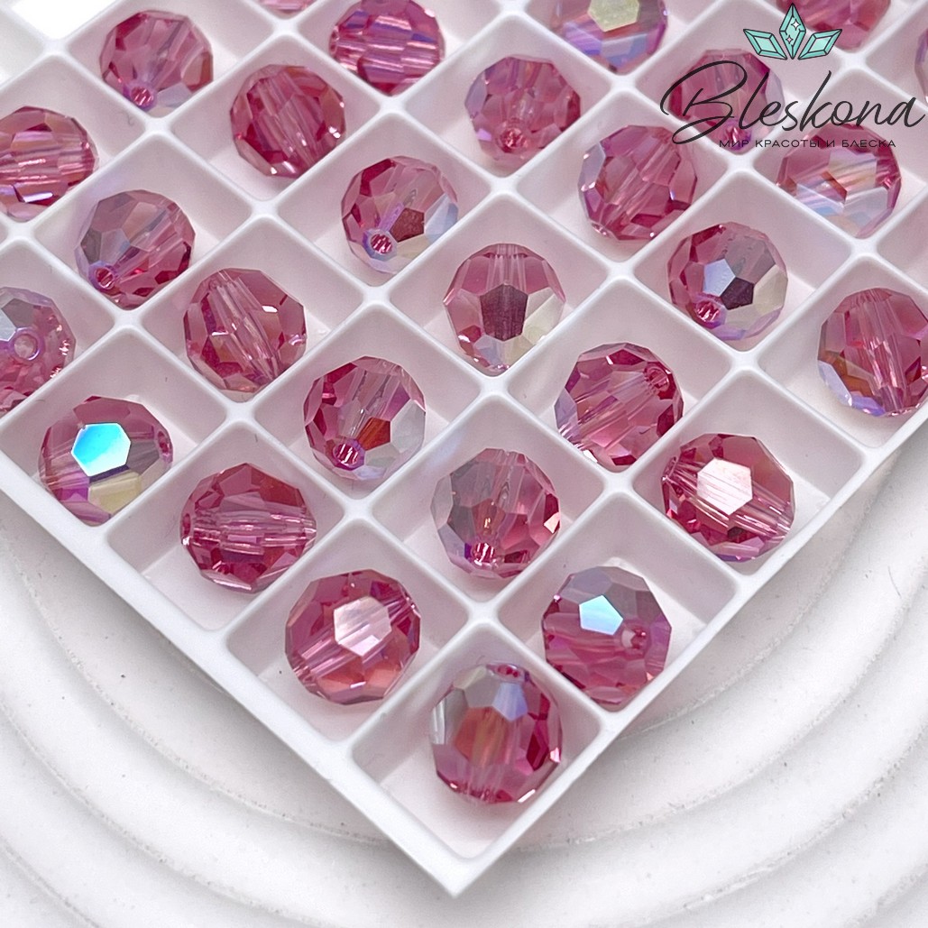 5000 Classic Bead 8 мм Rose Aurore Boreale (AB)