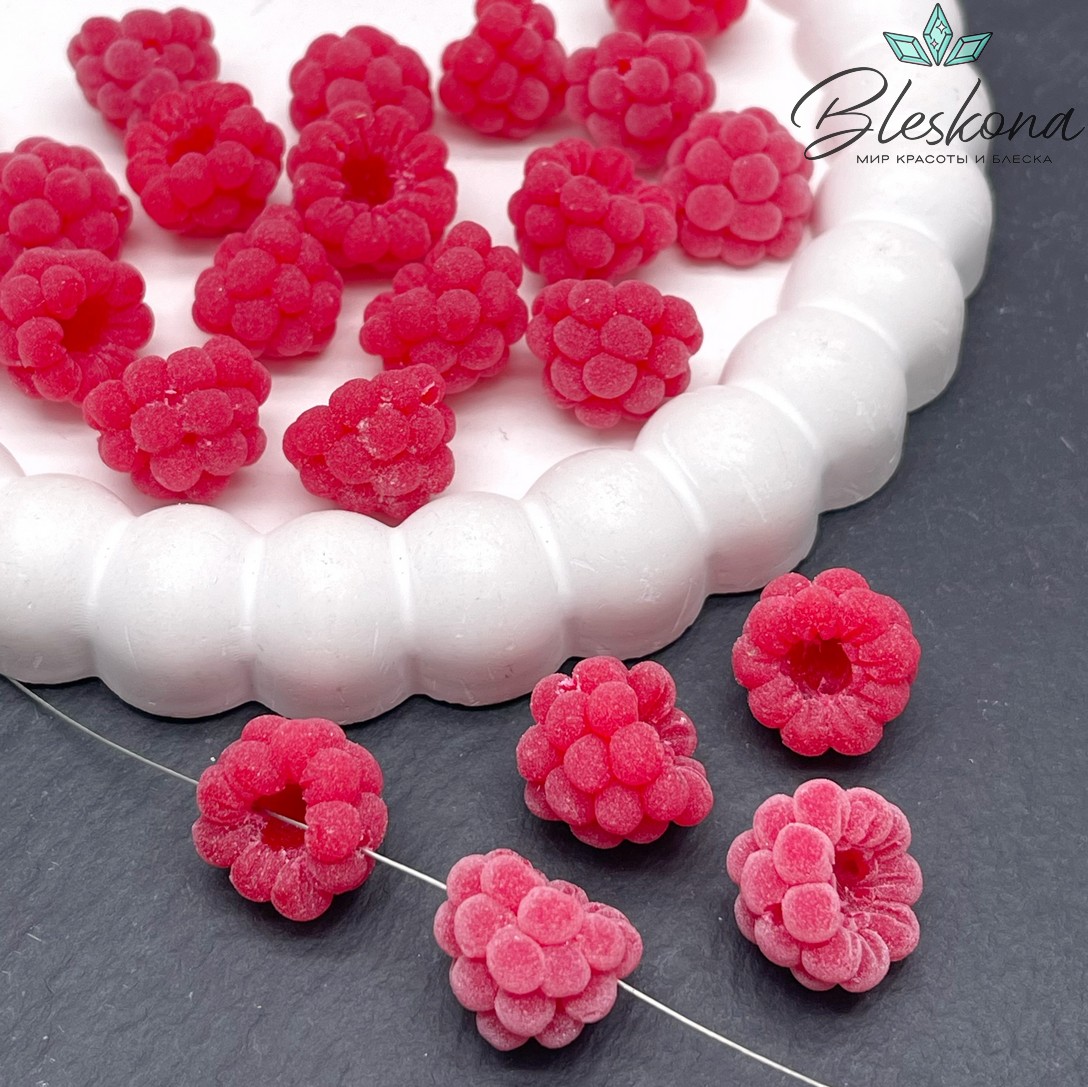 15*12 мм, Бусина Спелая Малина