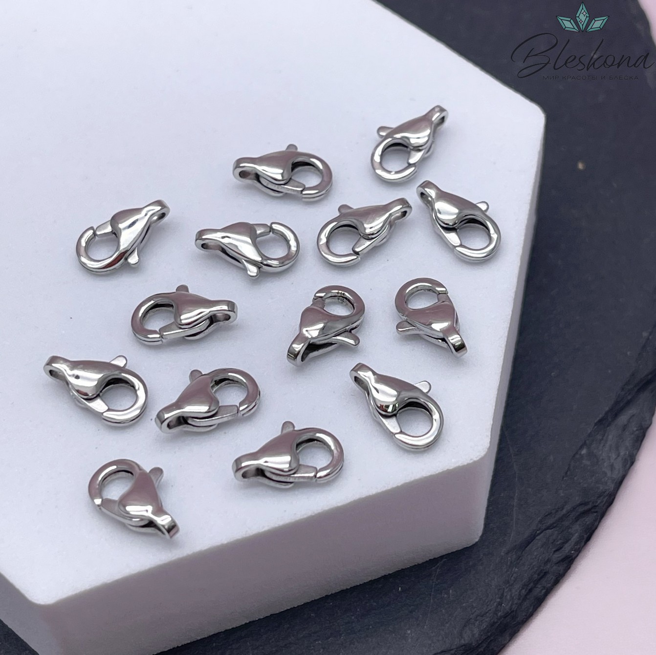 11 мм Цвет серебро, Замок округлый