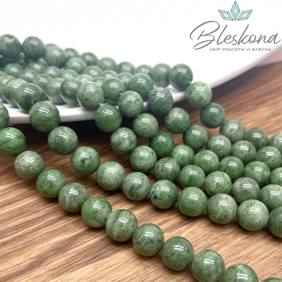  Кварц Фантомный зеленый 9,5 мм