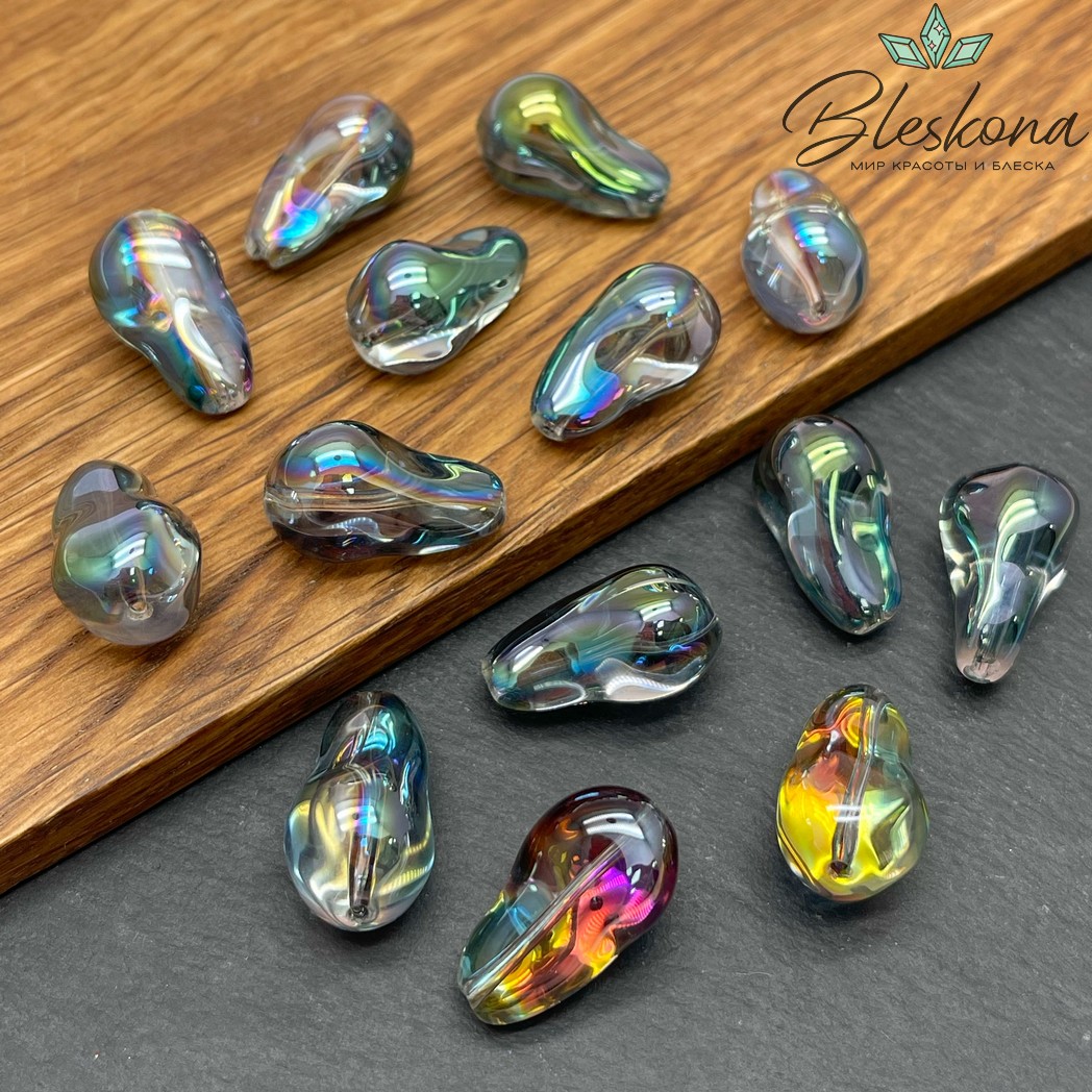 22*13 мм, Стекло Жемчужина Барокко Цвет №6
