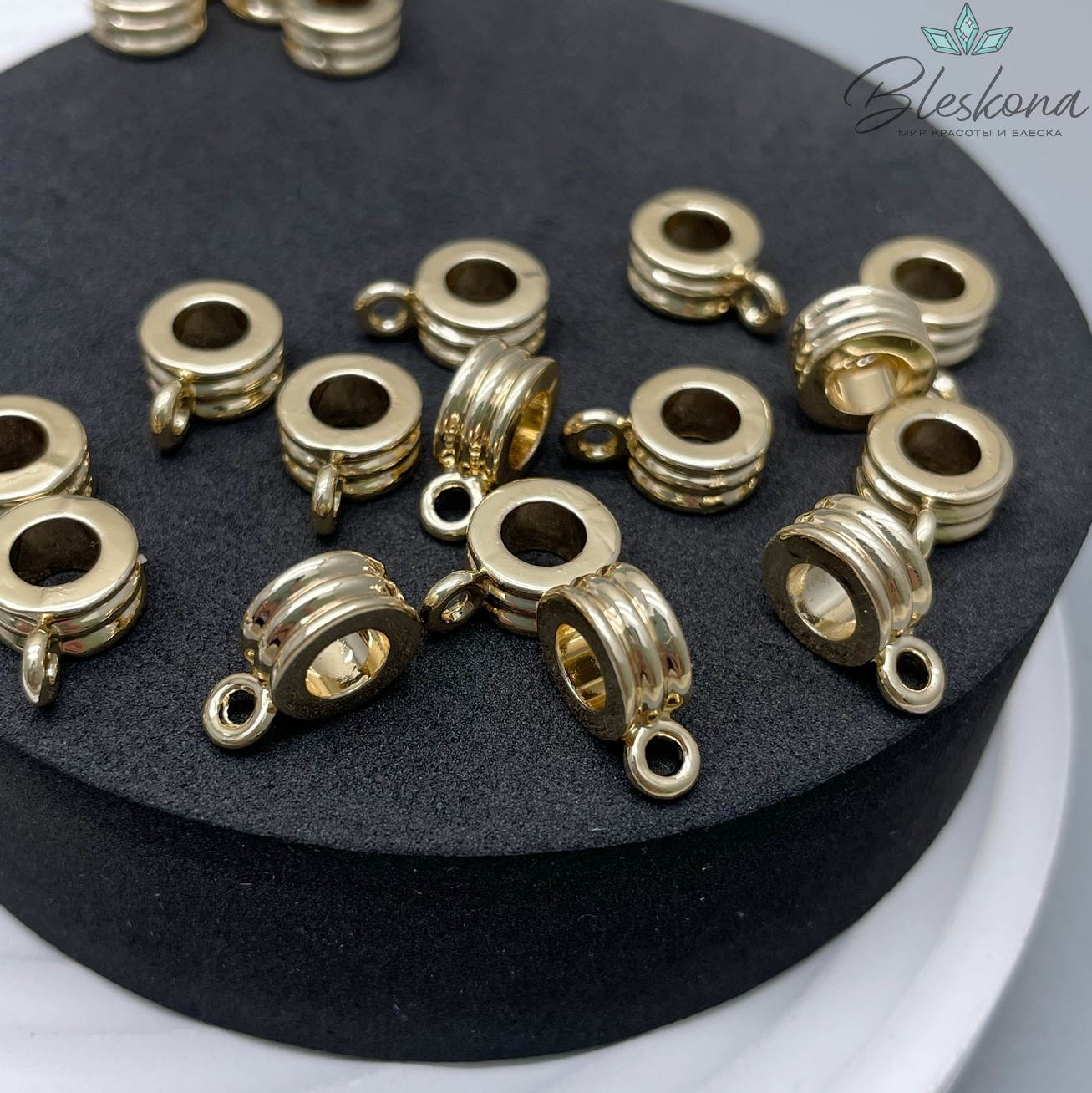 9 мм Цвет золото, Бейл неразъемное кольцо