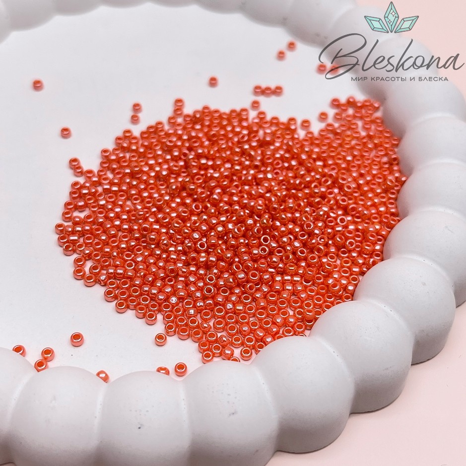 Бисер TOHO round 11/0 цвет №129 (оттенок оранжевого)