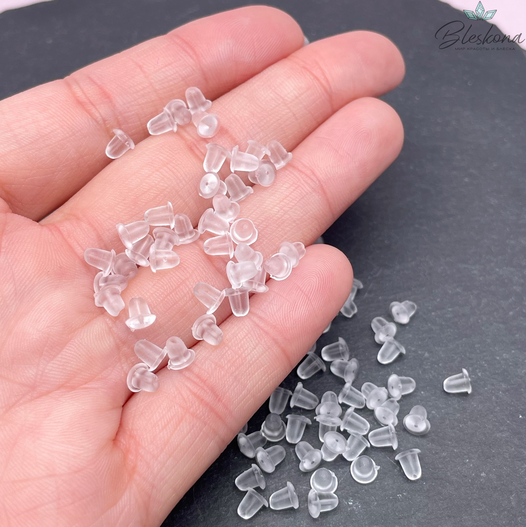 3,6*4 мм Силиконовые заглушки уп.50 пар