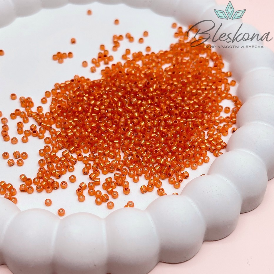 Бисер TOHO round 11/0 цвет №2112 (оттенок оранжевого)