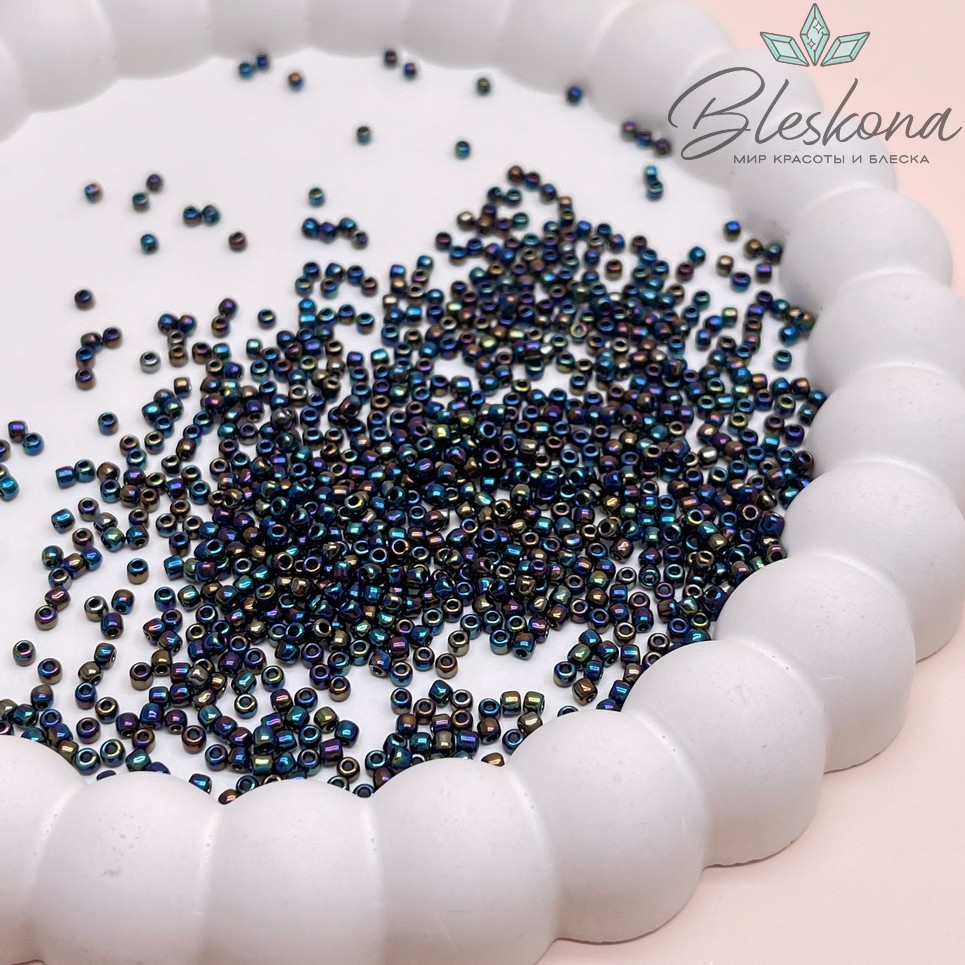 Бисер TOHO round 11/0 цвет №86 (оттенок темно-синего)