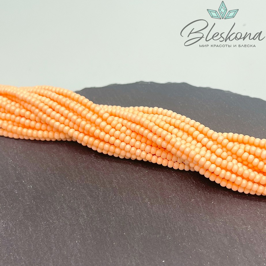 3,2*2,3 мм Бусины стекло рондель персиковые