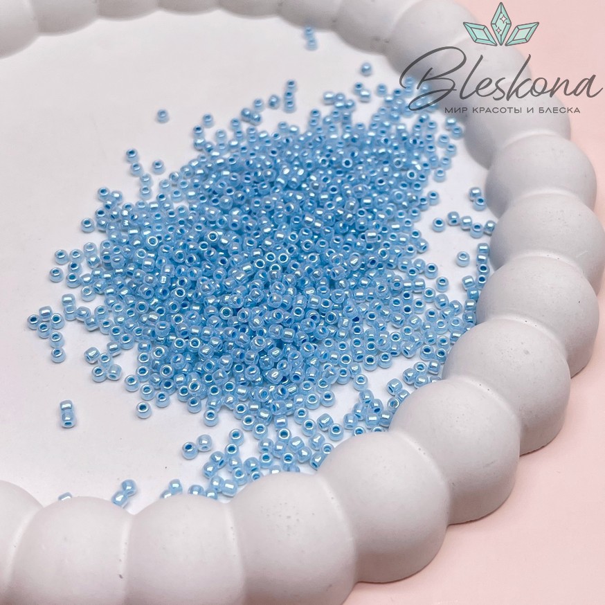 Бисер TOHO round 11/0 цвет №919 (оттенок голубого)