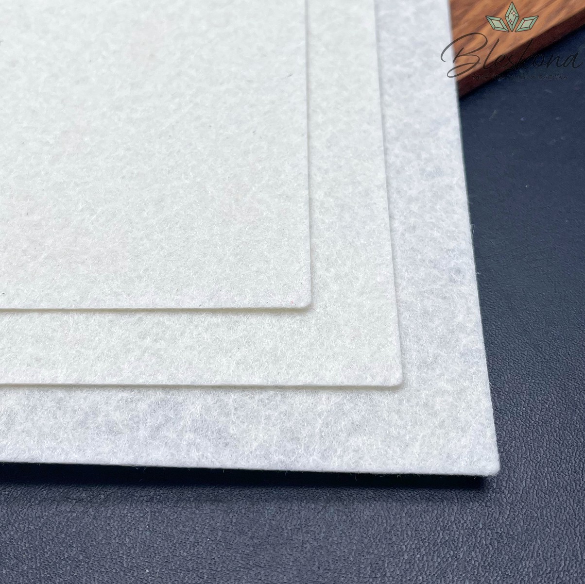 Фетр 1 мм, Цвет кремовый, 30*30 см