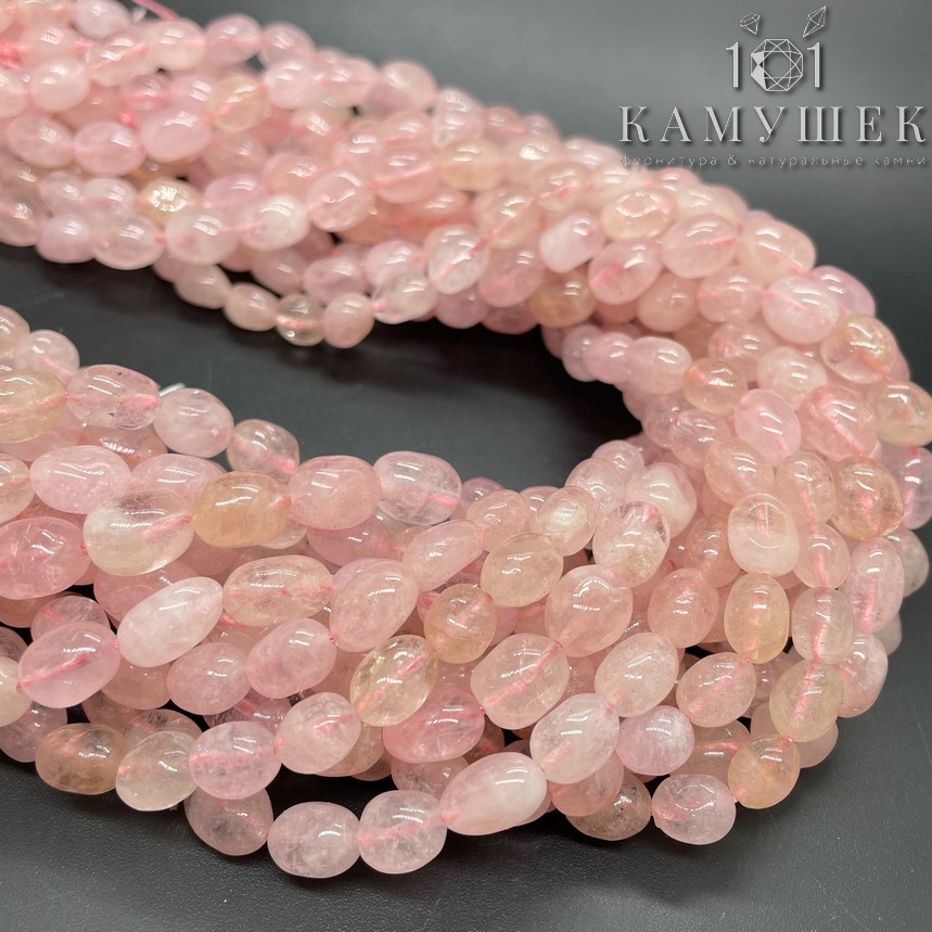Морганит галтовка 8-8,2мм 