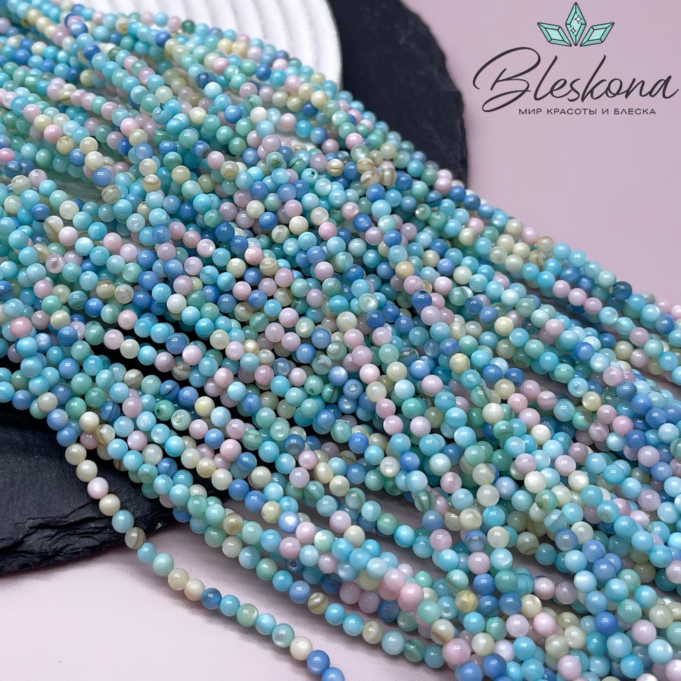 Перламутр микс №4 3 мм 