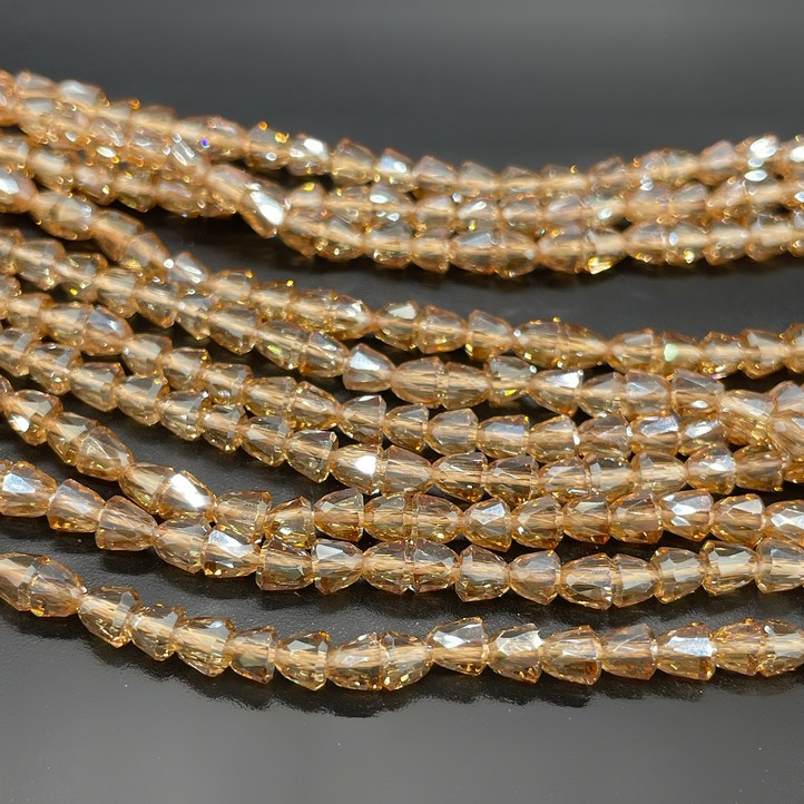 4,2 мм Стекло Lux, колокольчик, цвет персиковый