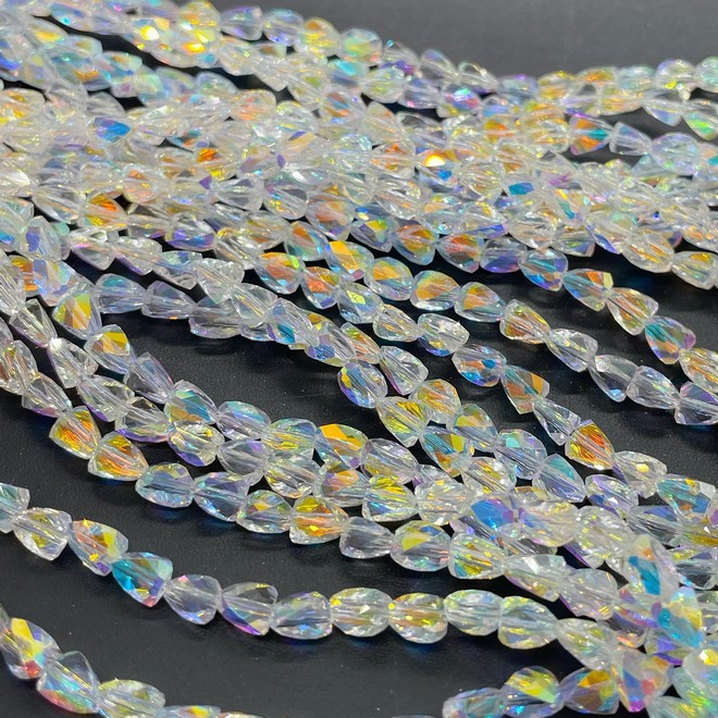 4*5 мм, Стекло Lux, треугольник, цвет АВ 