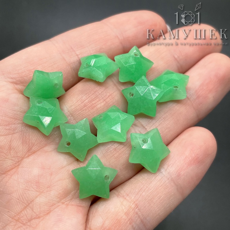 12*12,5 мм Подвеска Звезда Кварц тонированный