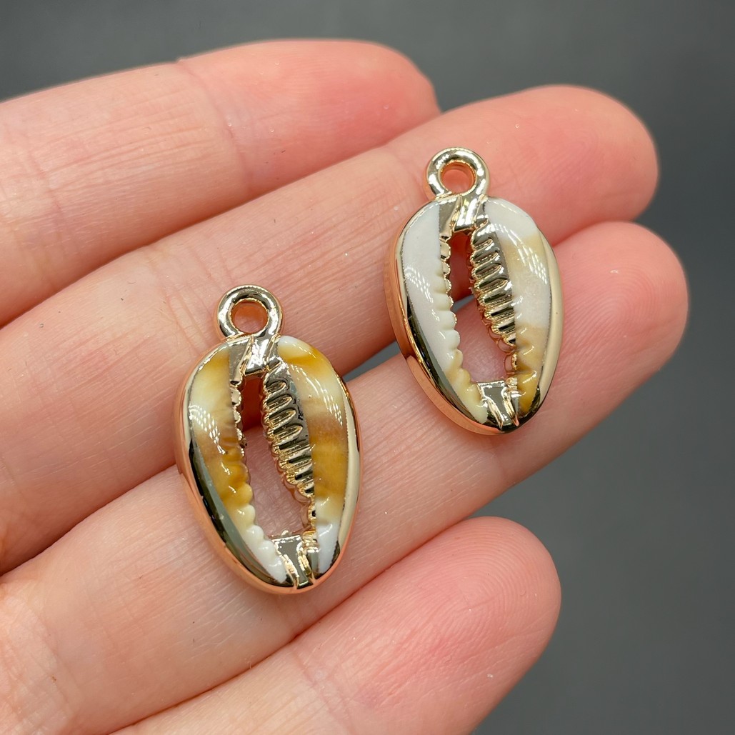 13,5*23,5мм, Подвеска Ракушка каури