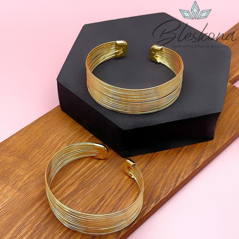 60-65 мм Цвет золото, Основа для браслета №1