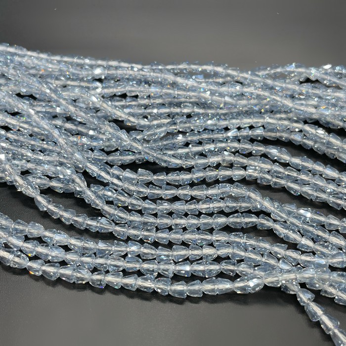 4,2 мм Стекло Lux, колокольчик, цвет серо- голубой