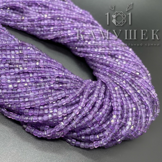 Аметист куб 2*2мм