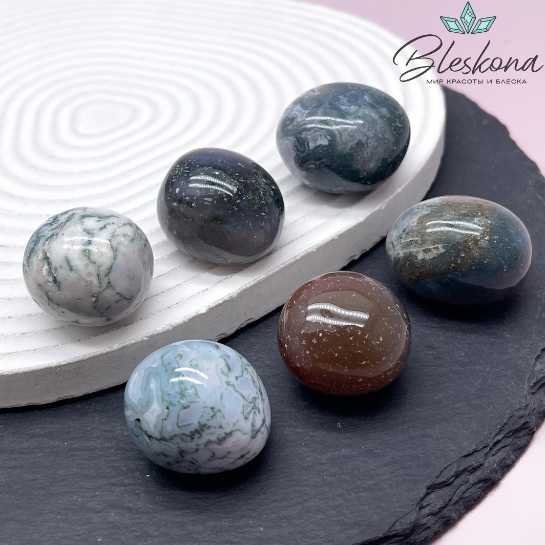 Агат индийский галтовка 22-26 мм