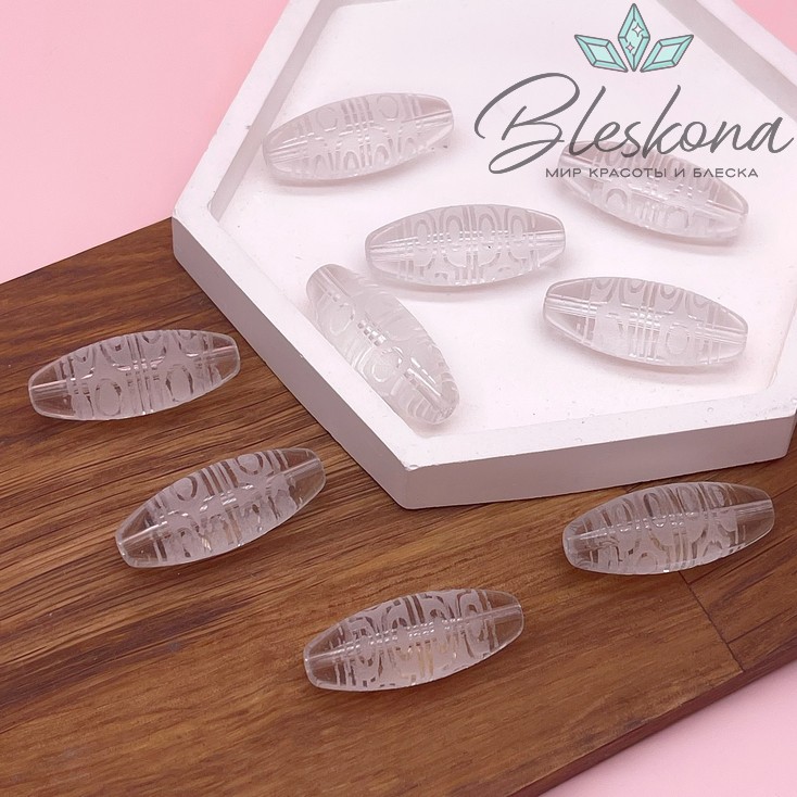 Бусина Дзи 12 глаз №1 30*12 мм