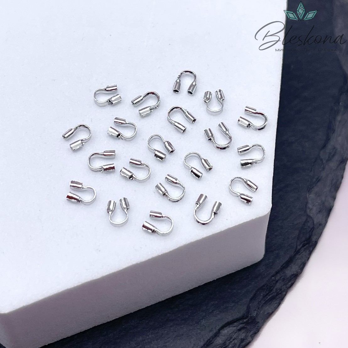 4,5*4,5мм Цвет серебро, Протектор Люкс уп.20 шт.