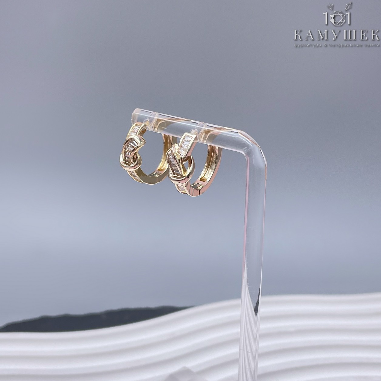 20 мм Цвет золото, Швензы бублик Конго узел