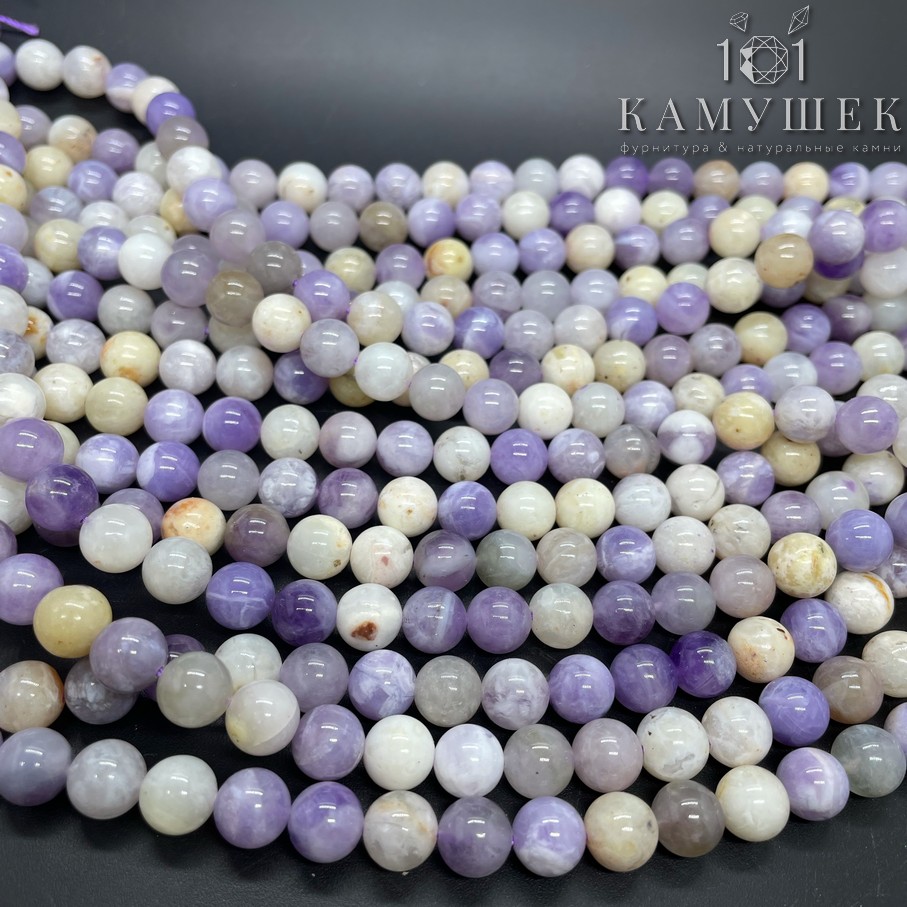 ⌀8мм Опал сиреневый